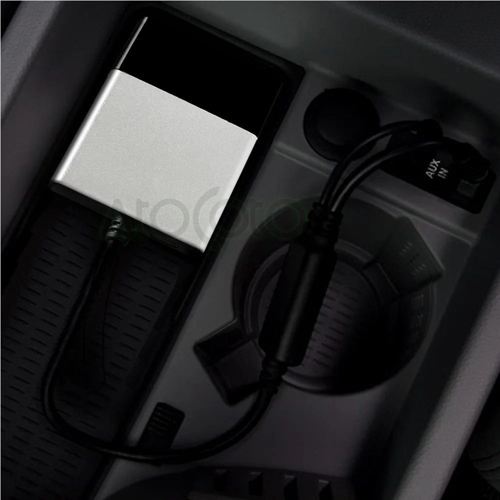 Комплект для автомобиля AtoCoto Bluetooth приемник 3 5 мм с интерфейсом AUX и USB Кабельный