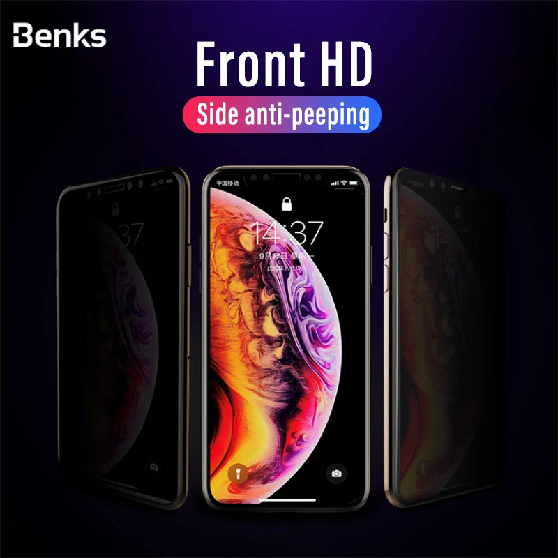 Изогнутое закаленное стекло Benks для iPhone XS MAX XR 5 8 6 1 дюймов|Защитные стёкла и плёнки