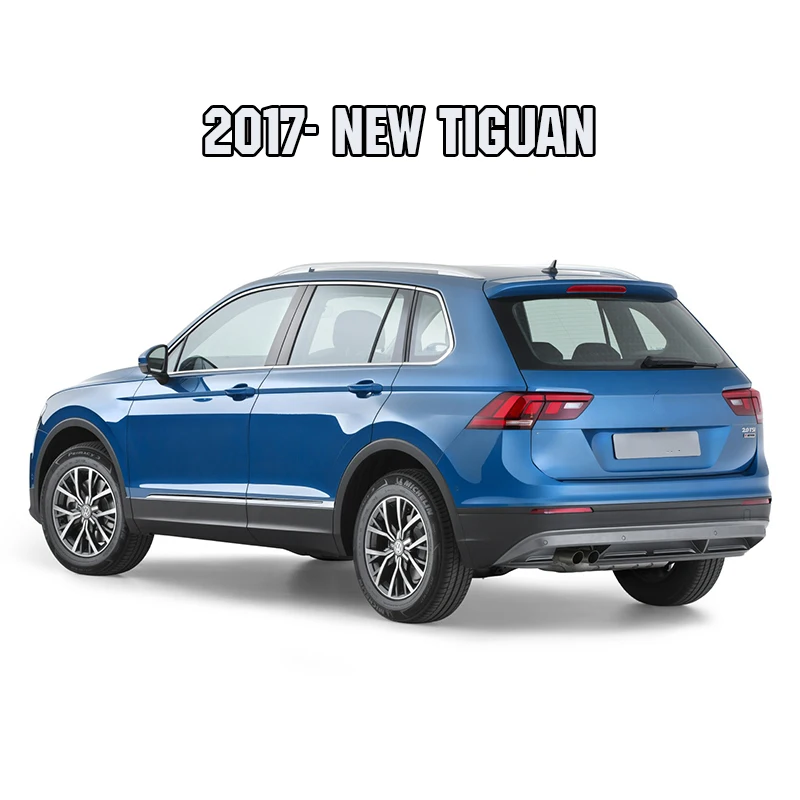Подходит для VW Tiguan хромированная Задняя Крышка багажника Дверная ручка Крышка хвостового ворота светильник лампа отделка ободок молдинг гарнир стиль