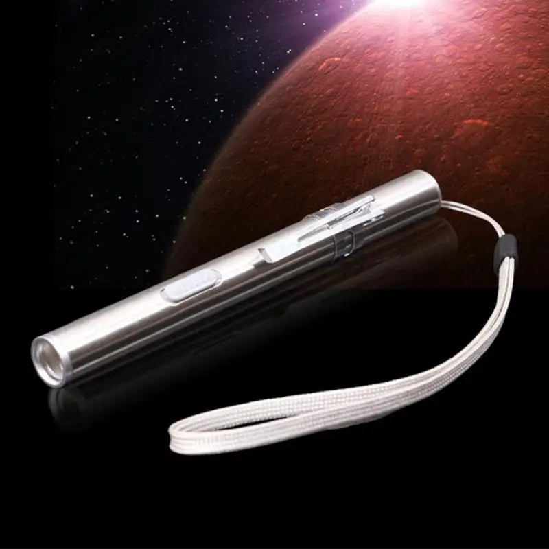 Мини из нержавеющей стали зарядка USB светодиодный перезаряжаемый светильник маленький карманный флэш-светильник фонарь кемпинг открытый инструмент выживания