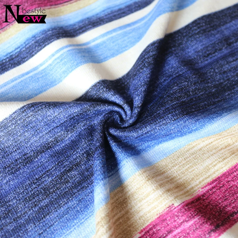 Spring Striped Multicolor Long Sleeve Shirt Women Casual Turtleneck Tshirt Streetwear Tops T Plus Size | Женская одежда