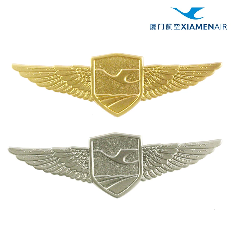 Китай Xiamen Air миниатюрный значок металлическая брошь в форме самолета
