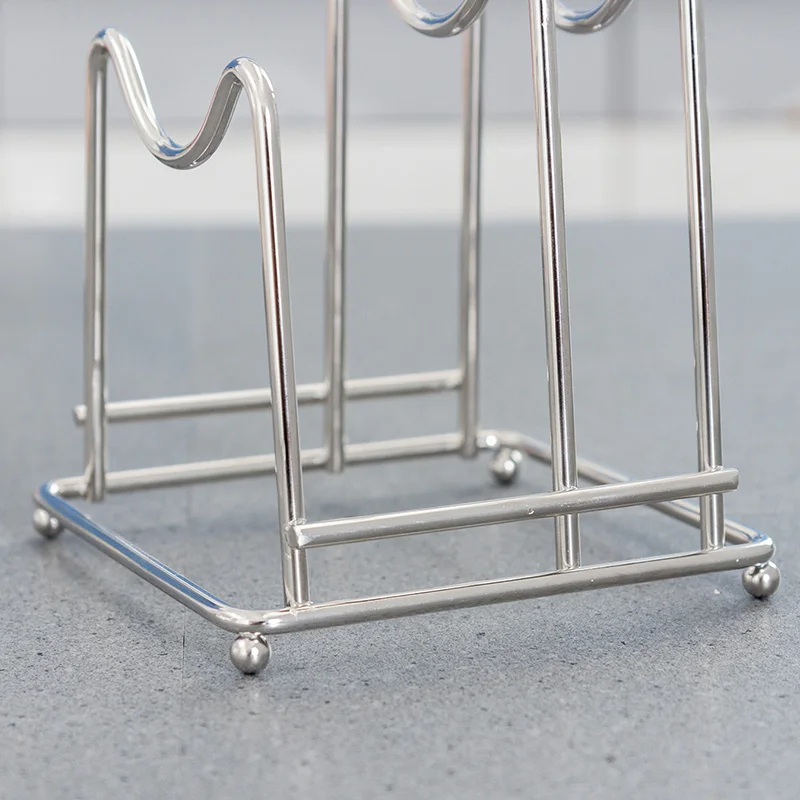 ORZ Stainless Steel Chopping Board Holder Pot Lid Rack Kitchen Pantry Organizer Houseware Storage Holder Kitchen Accessories