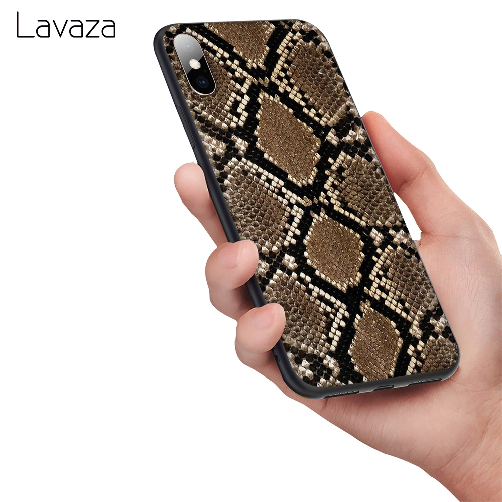 Lavaza Snake skin Soft Silicone Case Cover for Apple iPhone 5 5s 6 6S 7 8 Plus 5S SE X XS MAX XR Cases |