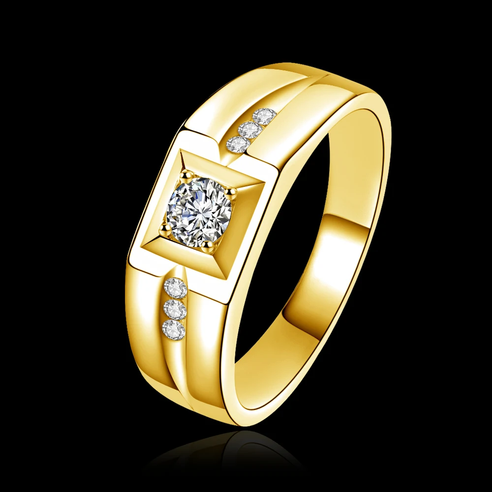 ECODAY Золотое кольцо мужские ювелирные изделия винтажные кольца мужское 8 9 10 |