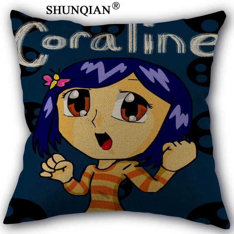 Высокое качество хлопок и лен Coraline декоративная Свадебные наволочки наволочка