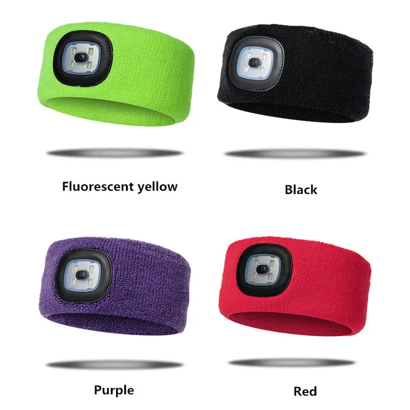 ZPAA светодиодный налобный фонарь Мини вязанный ремень фара фонарик наружный для