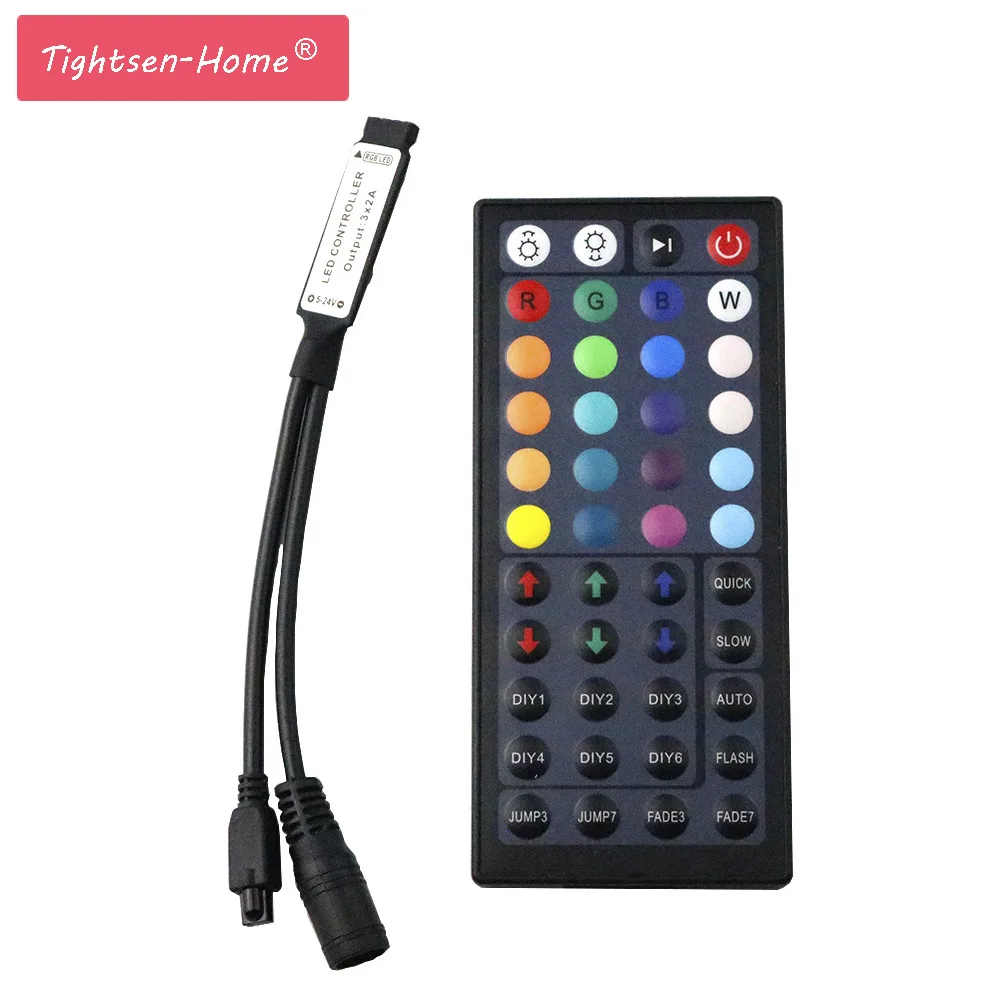 Инфракрасный RGB контроллер для светодиодных лент SMD 3528 5050 с 44
