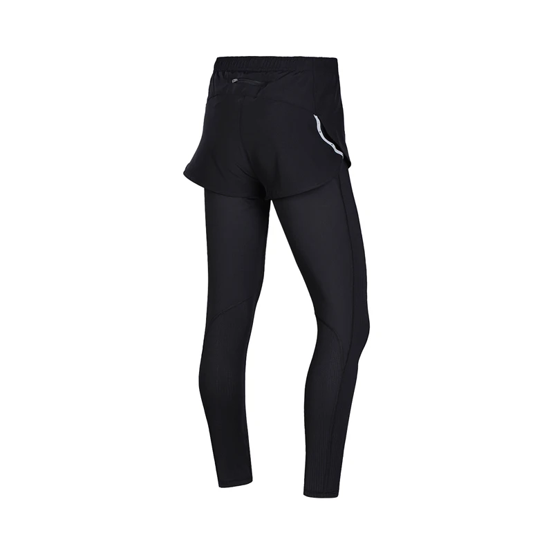 Женские беговые шорты Li Ning удобные дышащие спортивные 3 в 1 с подкладкой для