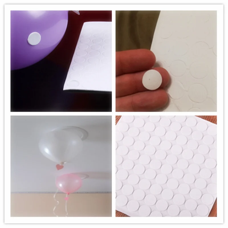 Двухсторонняя клейкая насадка для воздушного шара клея точка к потолку или стены