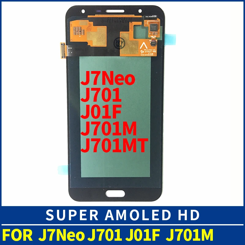 ЖК дисплей SUPER AMOLED J701F 5 дюйма для SAMSUNG Galaxy J7 Neo J701M J701MT j701 дигитайзер в сборе