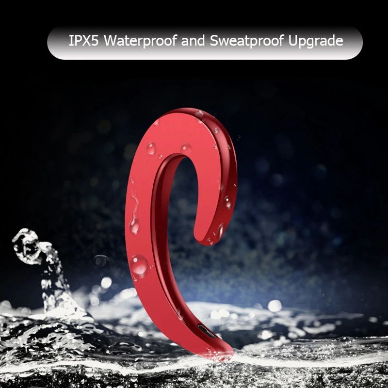 Стереонаушники с костной проводимостью Bluetooth наушники Беспроводные