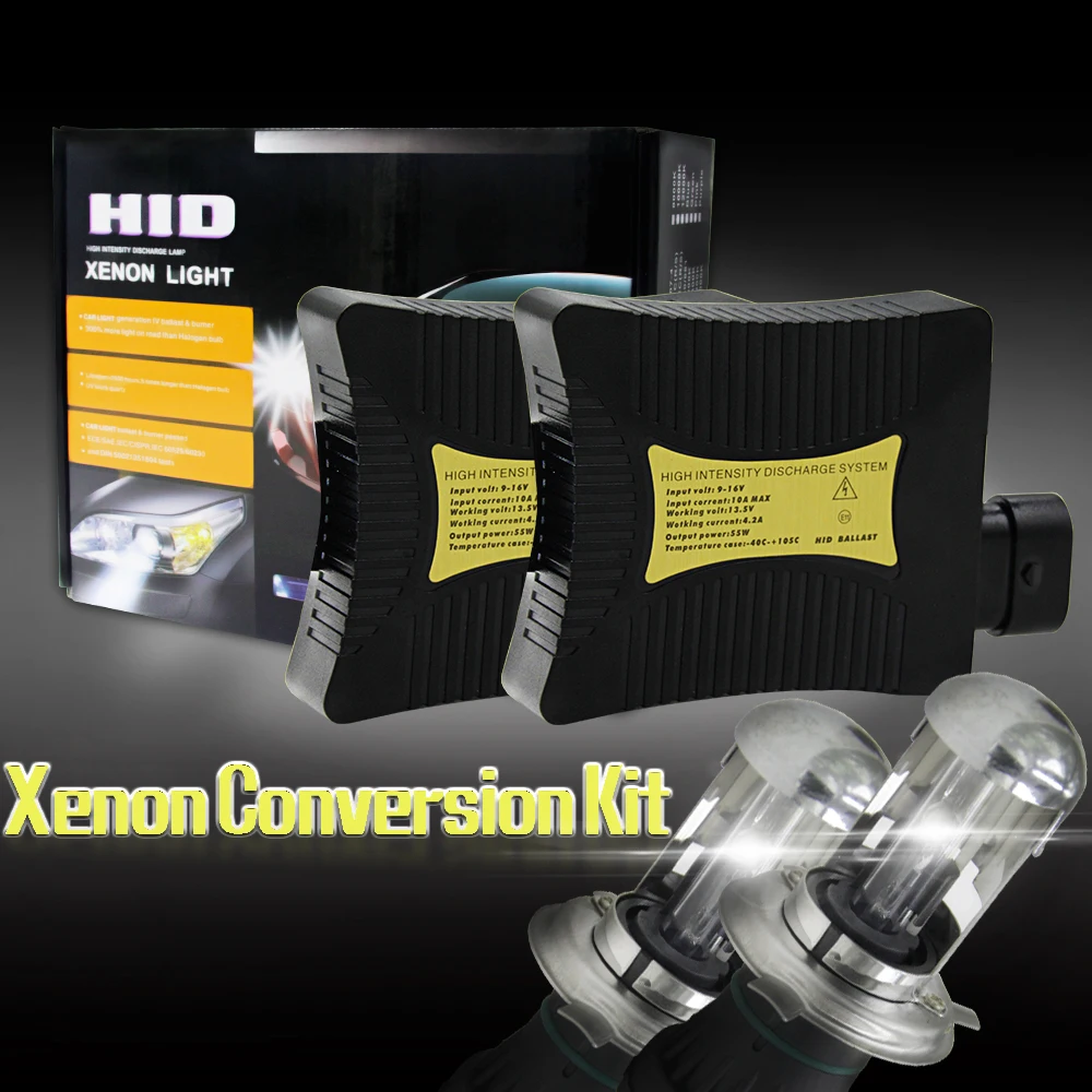Автомобильный Стайлинг 1 комплект DC33012V 55 Вт ксеноновая лампа H4 2 HID 3000K 4300K 6000K 8000K