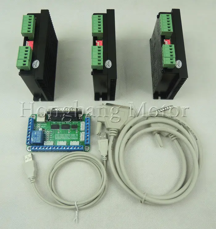 Бесплатная доставка фрезерный станок с ЧПУ комплект 3 осями TB6600 оси 4.5A драйвер