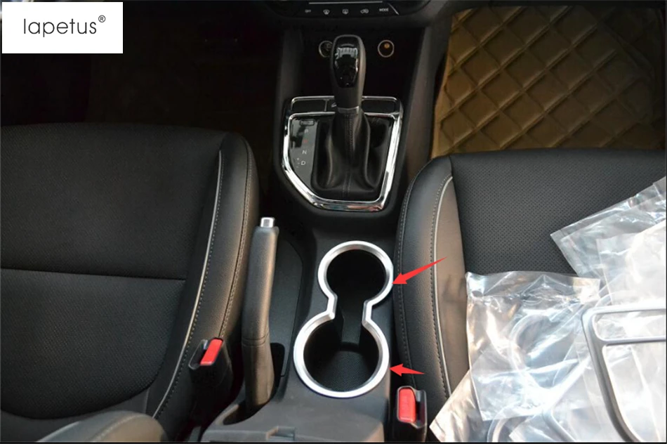 Lapetus аксессуары подходят для hyundai Creta IX25 2015 2016 2017 держатель стакана воды рамка