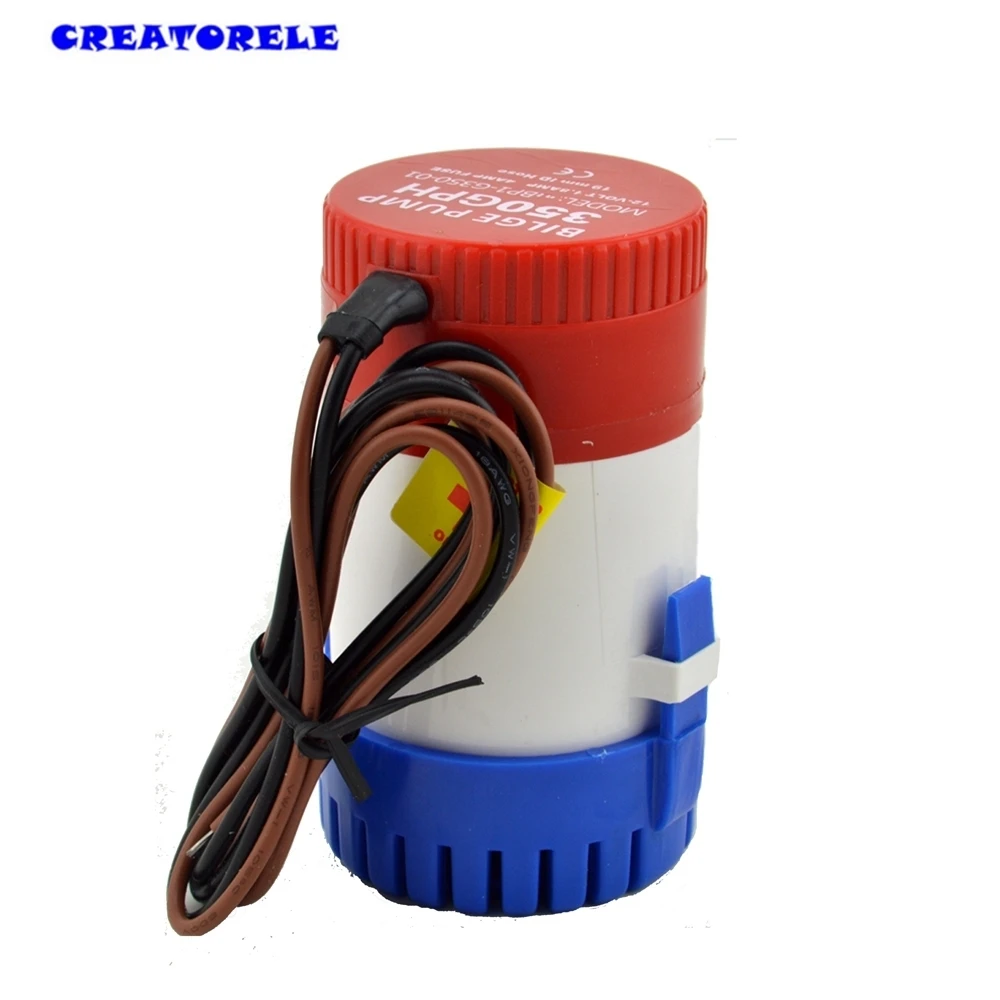 350GPH 12V Универсальный Автомобиль RV водяной Трюмный насос погружное морское