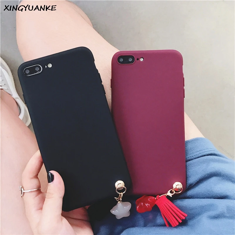 XINGYUANKE Luxury Star Tassels Case For OPPO R7 Plus 3D Cute Coque R7S Soft Silicone Slim Cover Capa |