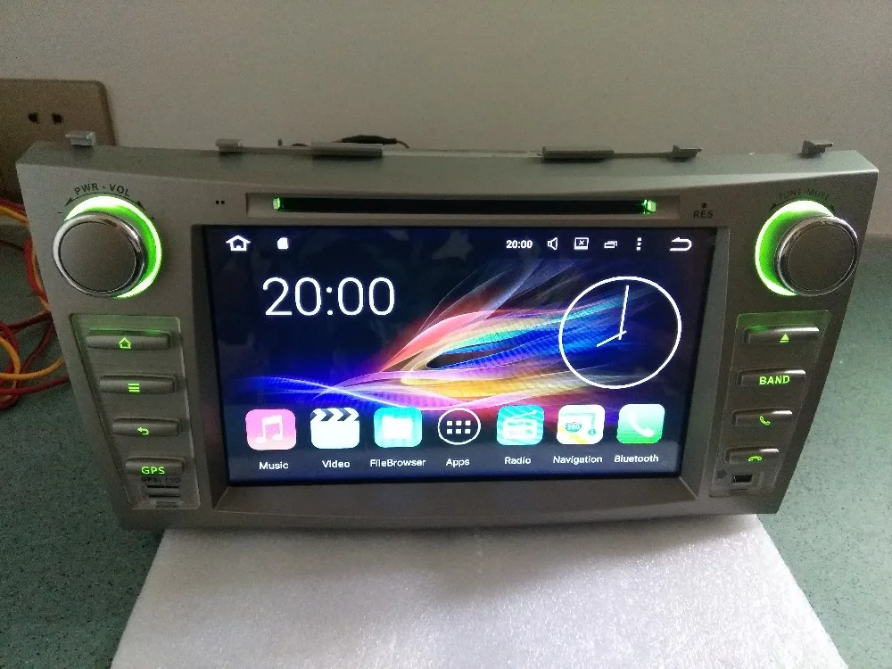 Автомобильный DVD плеер 7 дюймов 4 Гб ОЗУ Android 8 0 1 для Toyota Camry Aurion 2006 2011 стереозвук ПК