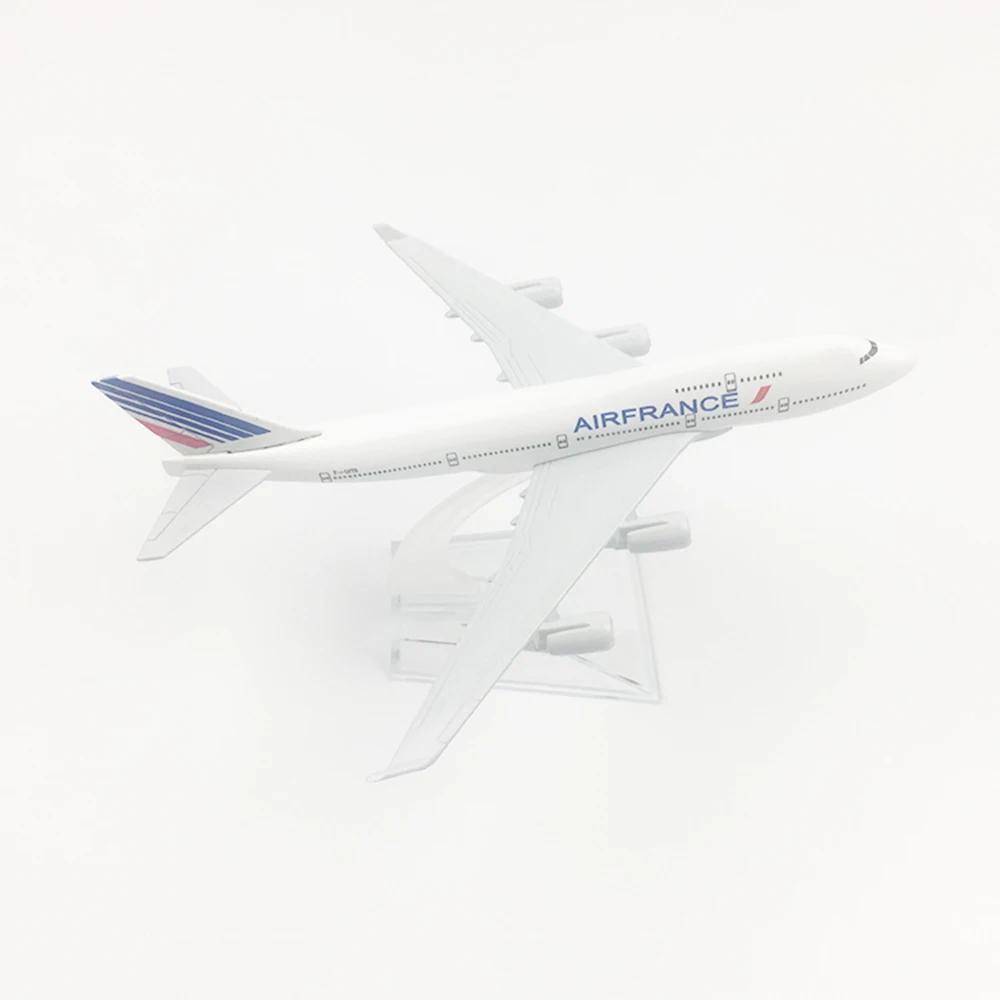 1/400 весы летательный аппарат Boeing 747 Air Франция 16 см сплав модель B747 игрушки для