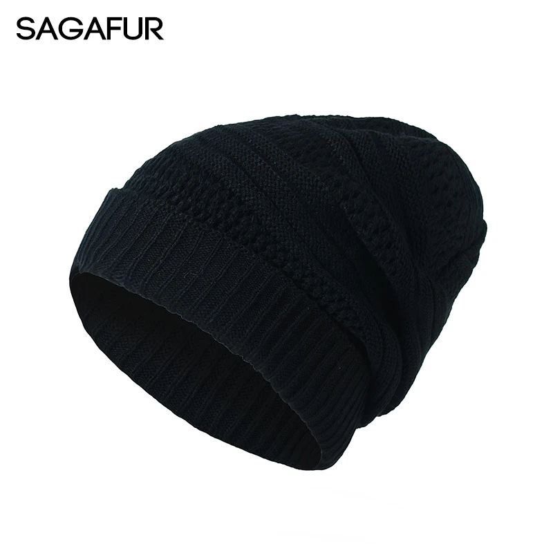 Для отдыха Skullies шапочки для мужчин зимние Кепки женщин трикотажные Шапки женский