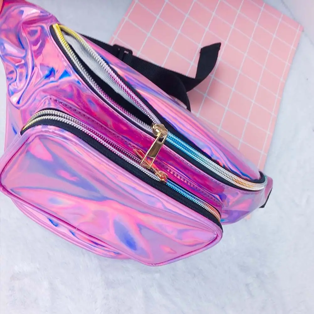 Новинка 2019 популярная стильная модная блестящая поясная сумка для женщин