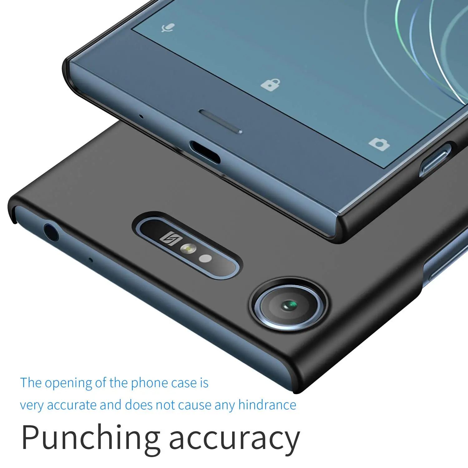 Для Sony Xperia XZ1 G8341 G8343 чехол 5 2 дюйма ультра тонкий жесткий ПК задняя крышка матовый