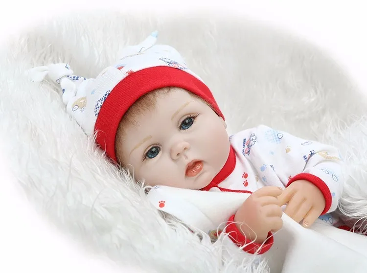 Кукла реборн силиконовая виниловая 42 см 17 дюймов|Куклы| |