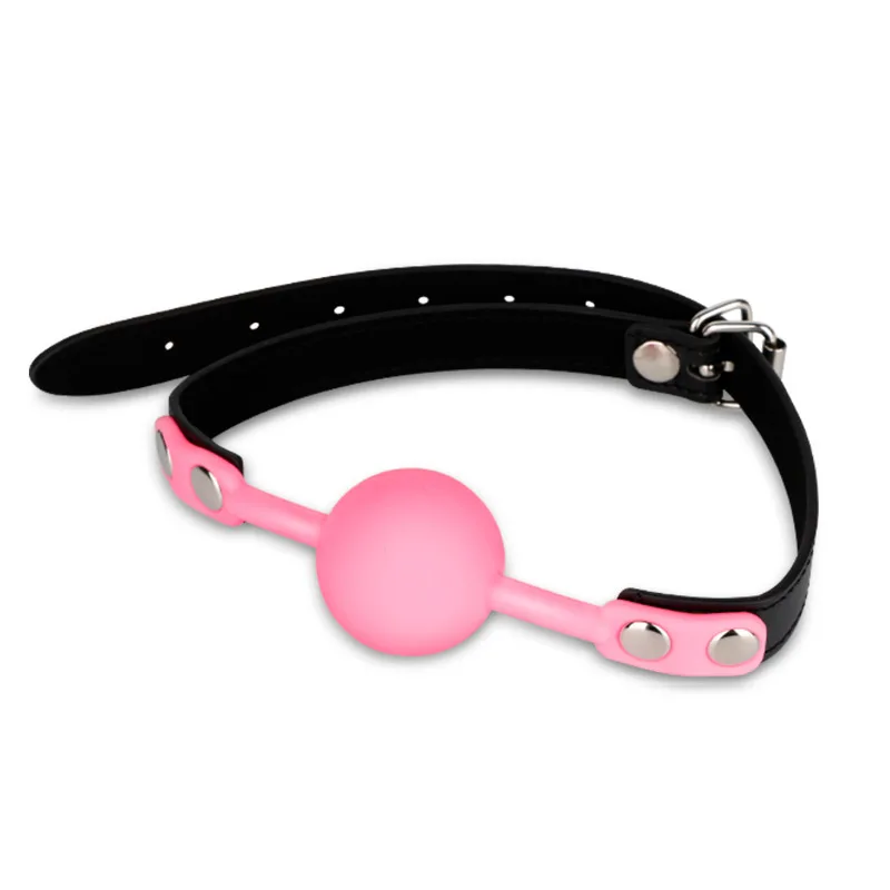 Fetish Erotic Silicone Mouth Gag Ball Leather Bondage Restraint Strap Sex Toy | Красота и здоровье