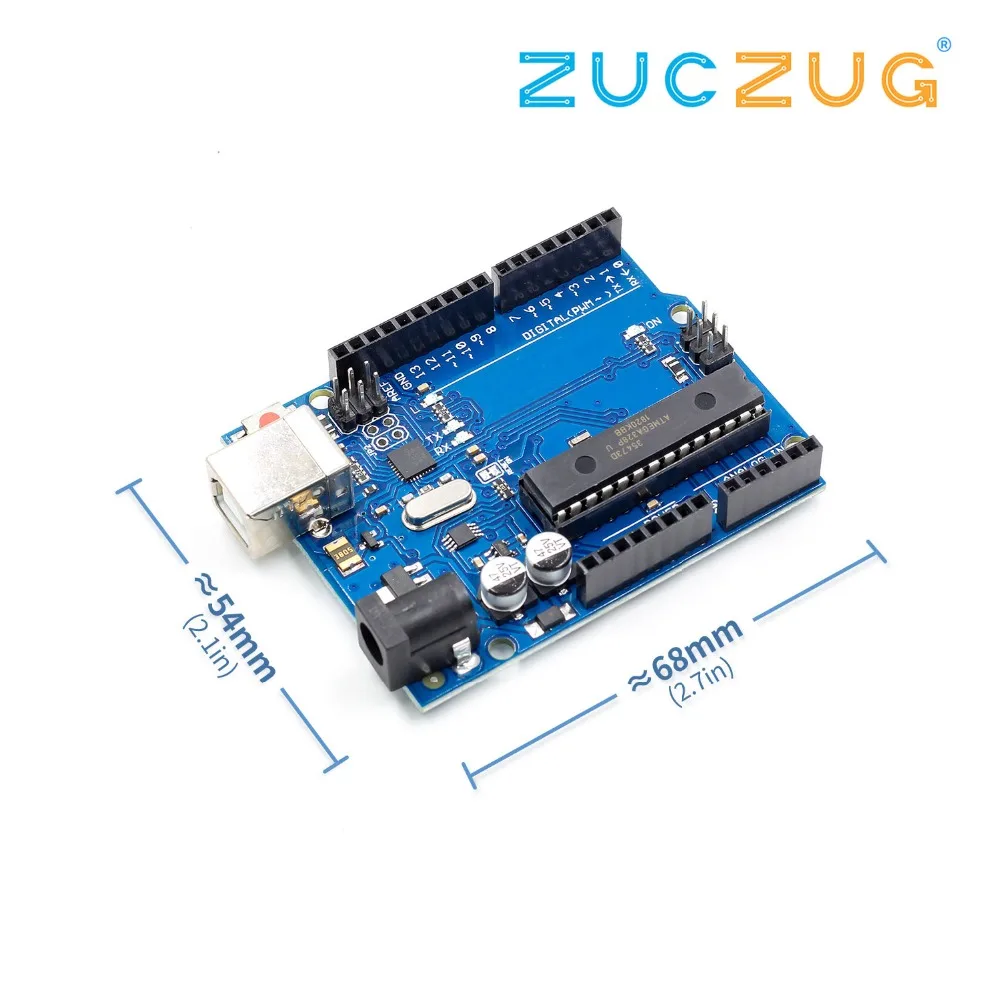 1 Комплект uno r3 MEGA328P ATMEGA16U2 для совместим без USB кабеля | Электронные компоненты и