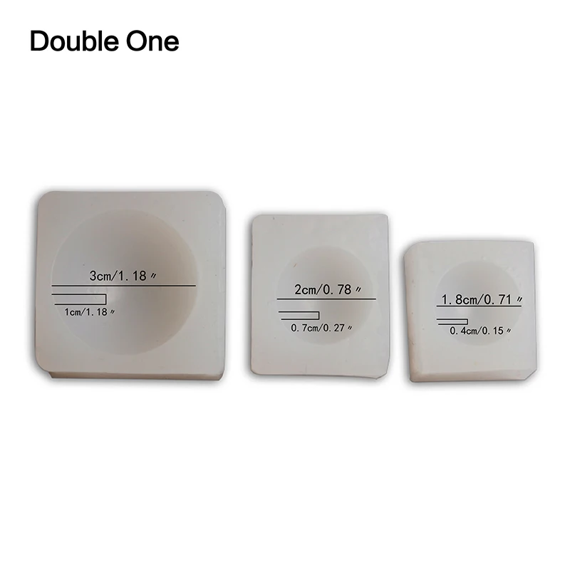 

3pcs/set Pendant Round Shape Silicone Resin Mold Crystal Jewelry Making DIY Craft Mould