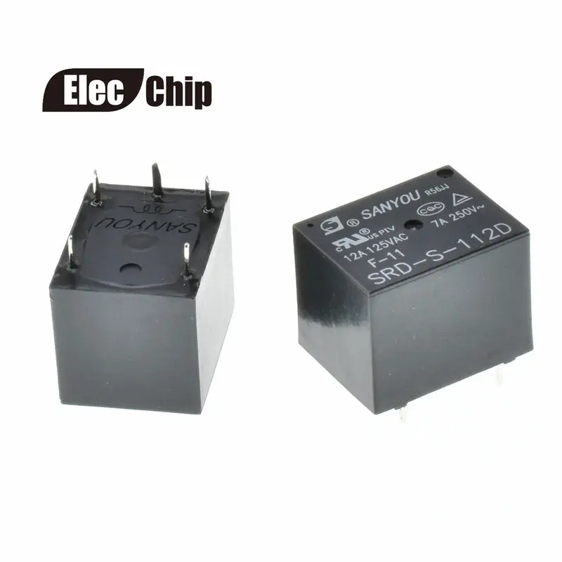 5 шт. реле питания SRD-S-105D 5VDC SRD-S-112D 12VDC SRD-S-124D 24VDC 12A 5pins DC5V DC12V DC24V 5V 12V 24V | Обустройство