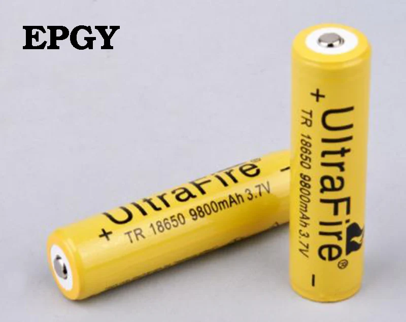 Высокая емкость 18650 литиевая батарея 3 7 V 9800mAh для фонарика литиевых