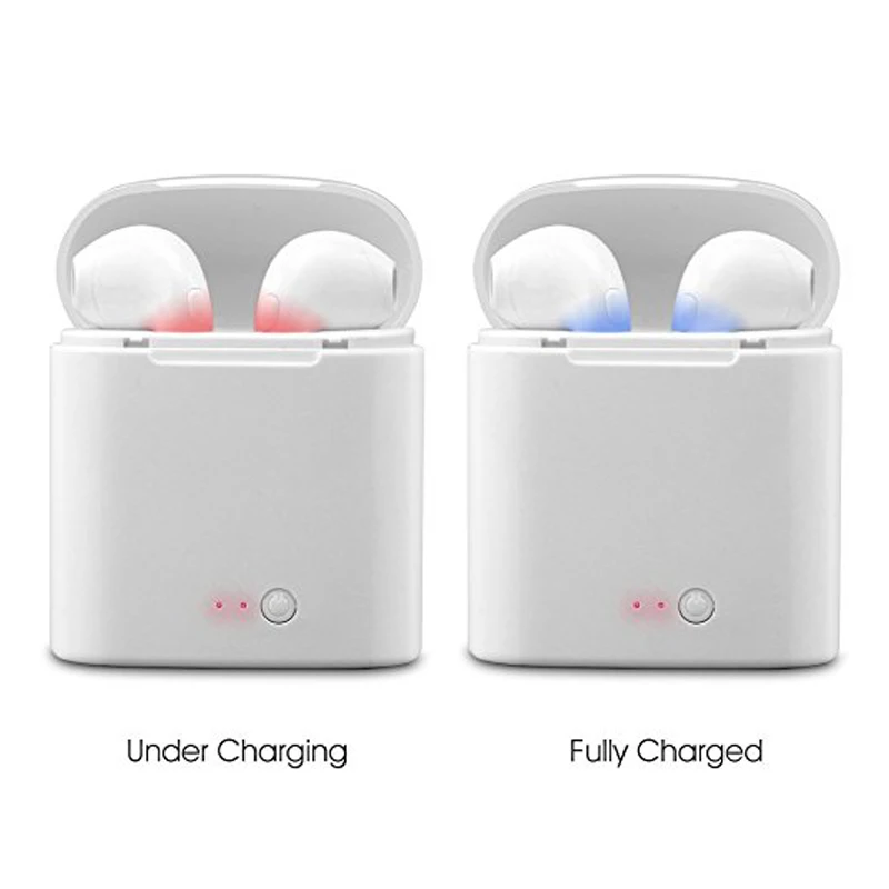I7S TWS Earbuds Ture Wireless Bluetooth Double Earphones Twins Earpieces Stereo Music Headset For Apple iPhone X 8 Plus Huawei |