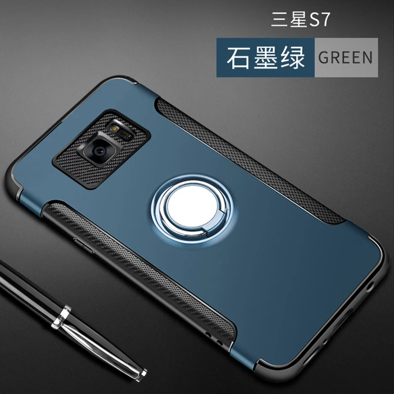 Роскошный бронированный металлический магнитный чехол для Samsung Galaxy S7 Edge s