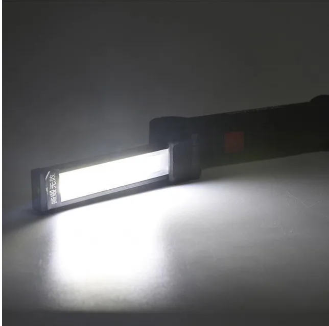 Портативный Перезаряжаемый usb светодиодный фонарь cob Магнитный Подвесной