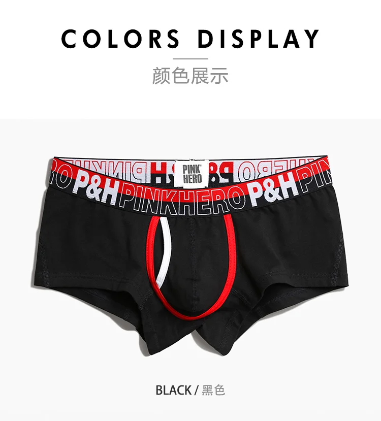 Горячее предложение! Распродажа! 5pcs \ Лот Pink Heroes высокое Качественный хлопок нижнее белье Для мужчин, боксеры, шорты, трусы, классический однотонный в полоску Футболка для мальчиков трусы-шорты