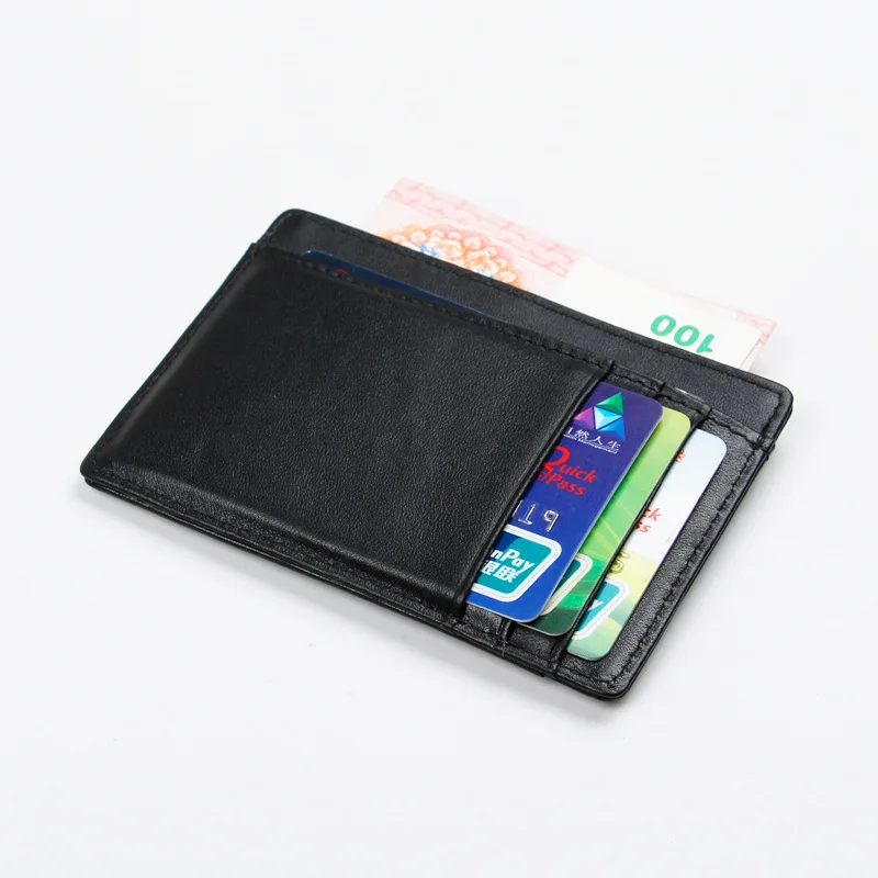 Кошелек из натуральной кожи с блокировкой Rfid для кредитных карт защита