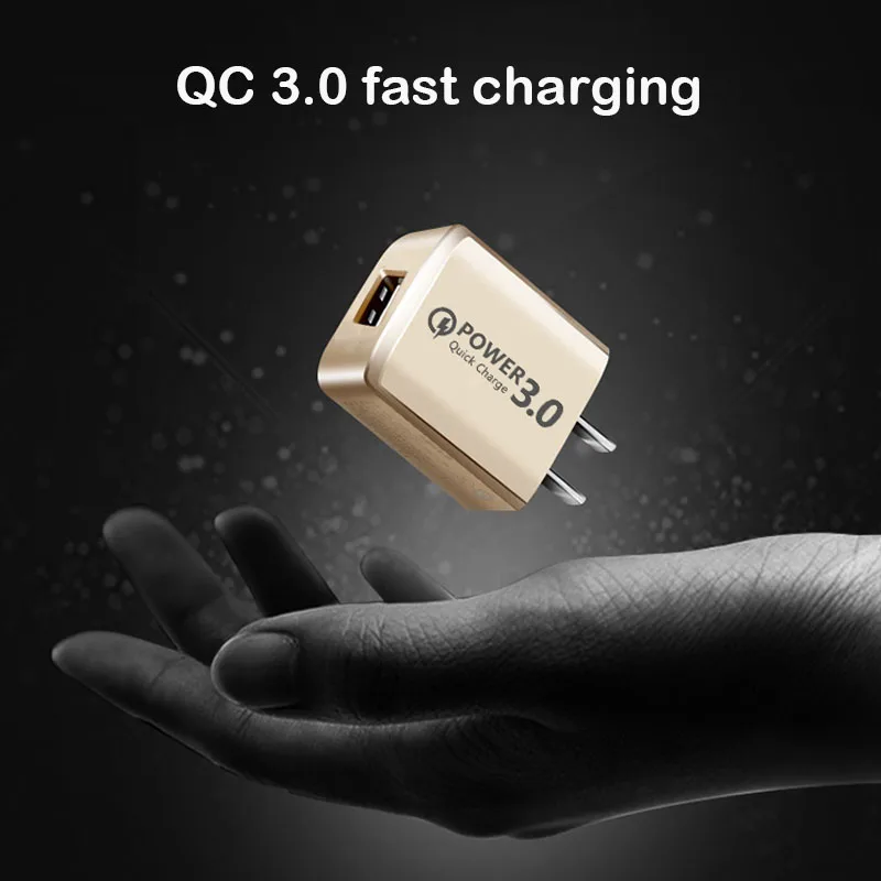 Быстрая зарядка 3 0 быстрое USB зарядное устройство и 1 м А usb кабель в для iPhone samsung