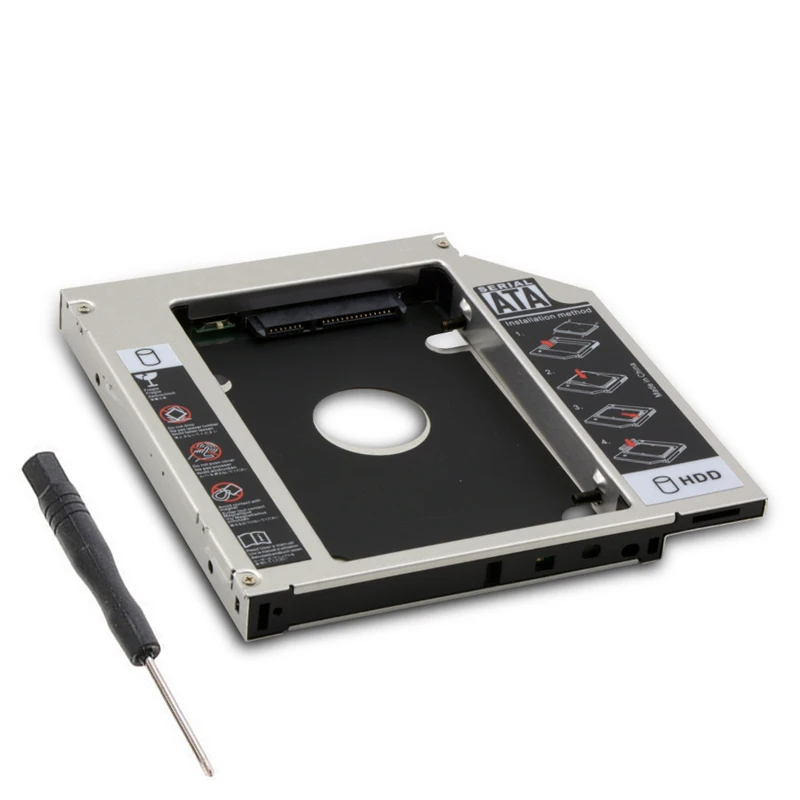 12.7 мм SATA 2nd SSD HDD жесткий диск Caddy для ASUS N61 N61J N61Jq N61V N61Vg N61Vn VX7 VX5 N55E n55S N55SF замены TS-L633C |