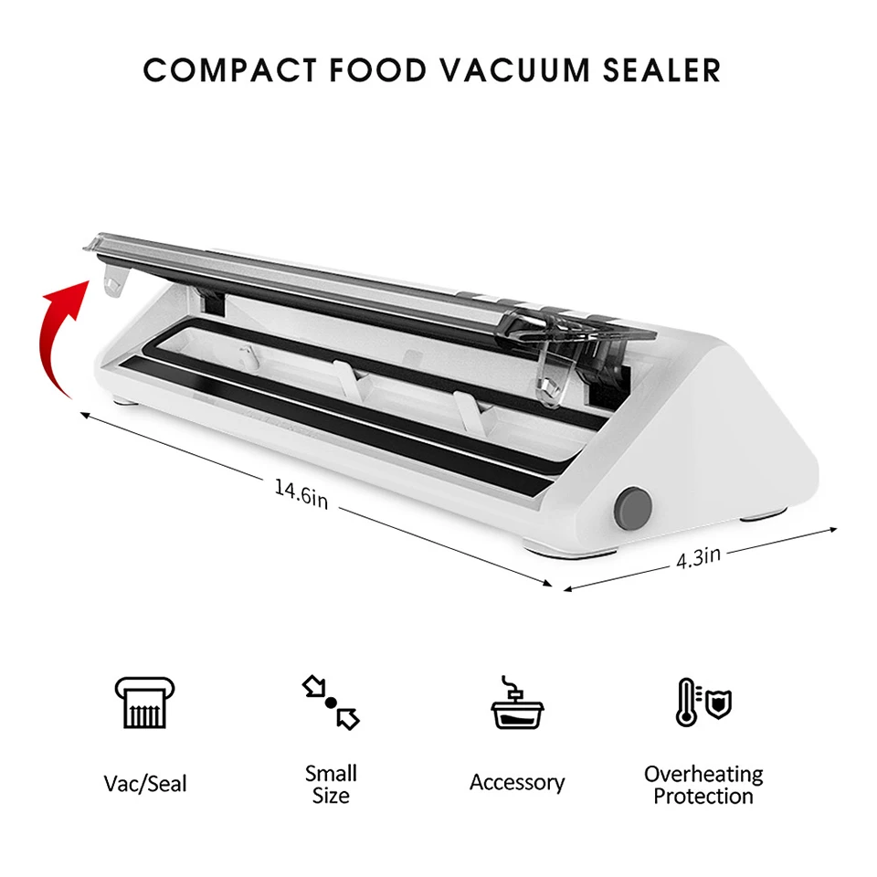 Laimeng вакуумный упаковщик для сохранения пищевых продуктов с набором стартера 50