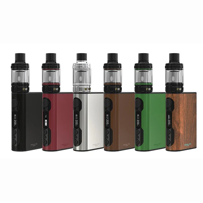Оригинальный набор Eleaf iStick QC 200 Вт Box Mod Vape и атомайзер MELO 300 3 5 мл аккумулятор 5000 мАч