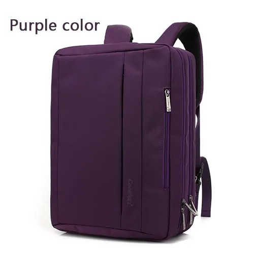 PURPLE COOLBELL Рюкзак 15,6/17,3 дюймов рюкзак для ноутбука модная сумка через плечо Противоугонная дорожная сумка большая Вместительная деловая сумка - Цвет: PURPLE