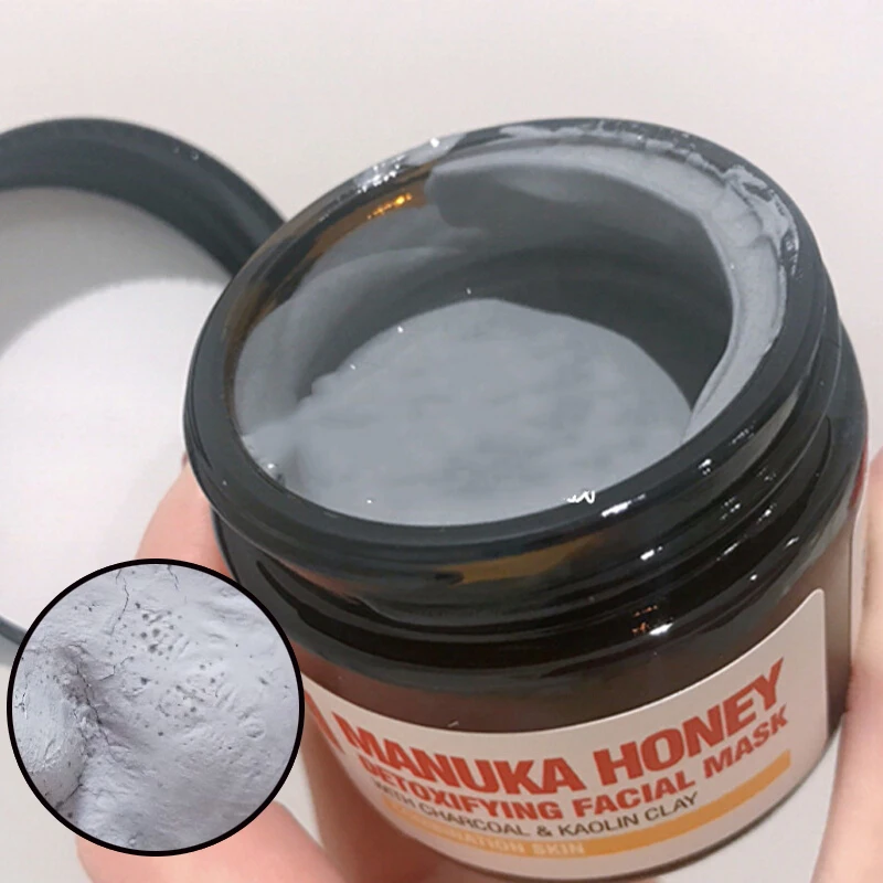 Оригинальная детоксикационная маска для лица swise Manuka мед 70 г угольная и