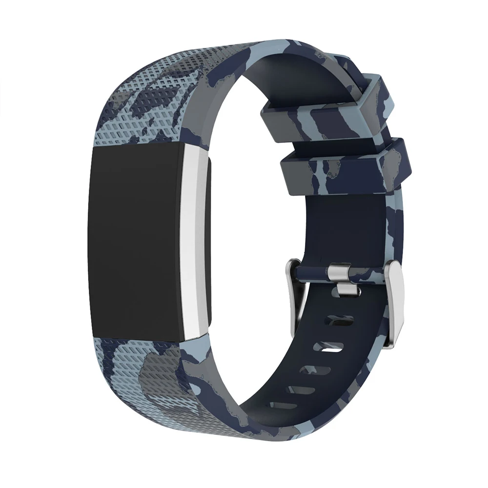 Ремешок силиконовый для смарт-часов Fitbit Charge 2 Размеры S L на выбор | Наручные часы