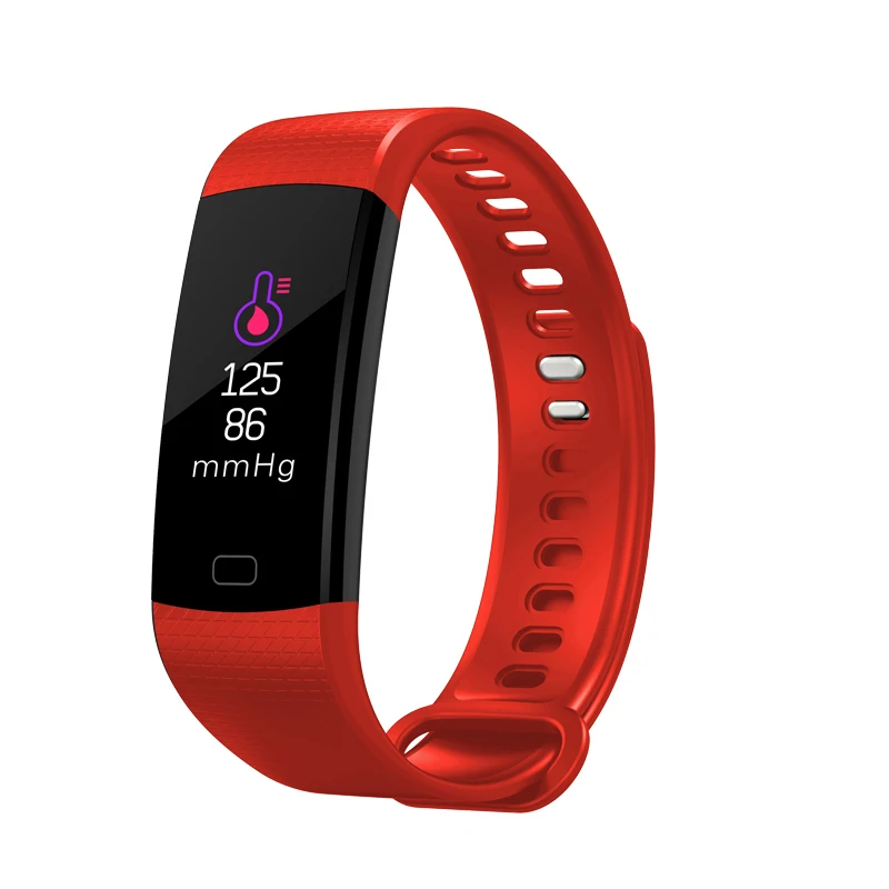 Red LIGE Pulsera inteligente IP67 Водонепроницаемый фитнес-трекер умный браслет цифровые часы мужские женский шагомер спортивные Смарт-часы - Цвет: Red