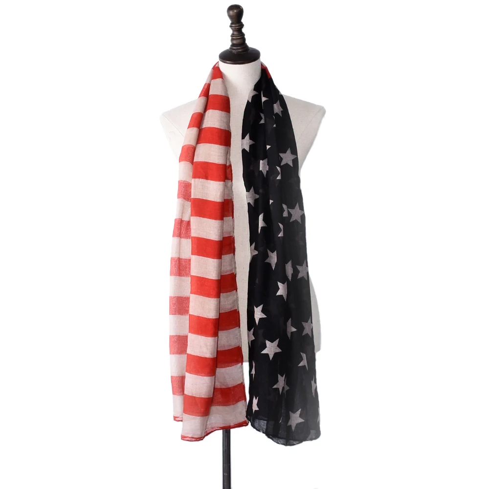 Jeouly длинный шарф вуаль в полоску США шарфы для женщин cachecol marcas foulard