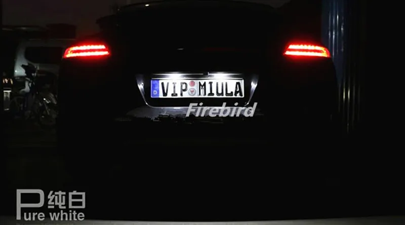2 x светодиодные автомобильные лампы для номерного знака CE E8 белый CANBUS без ошибок