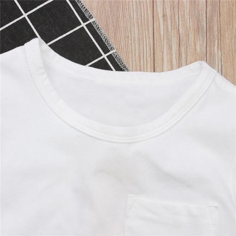 Модная летняя одежда для девочек из 2 предметов Лидер продаж новые детские топы с