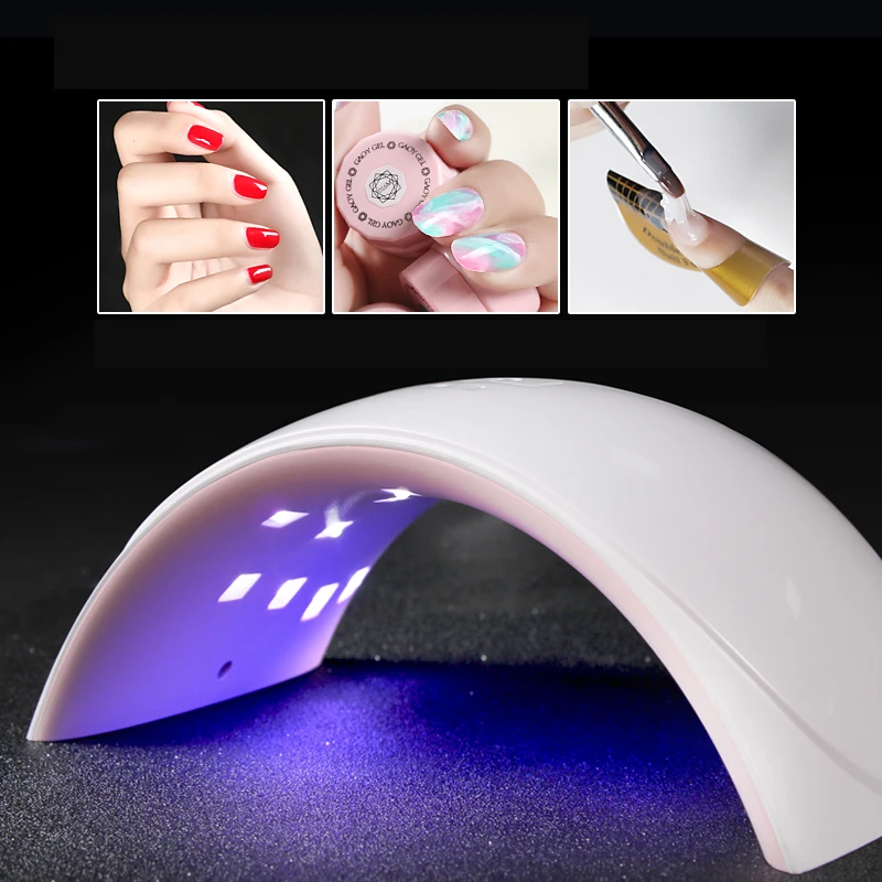 Ingshu SUN9S УФ лампы 24 Вт ногтей USB зарядка Сушилка для с ЖК дисплей и кнопка таймера