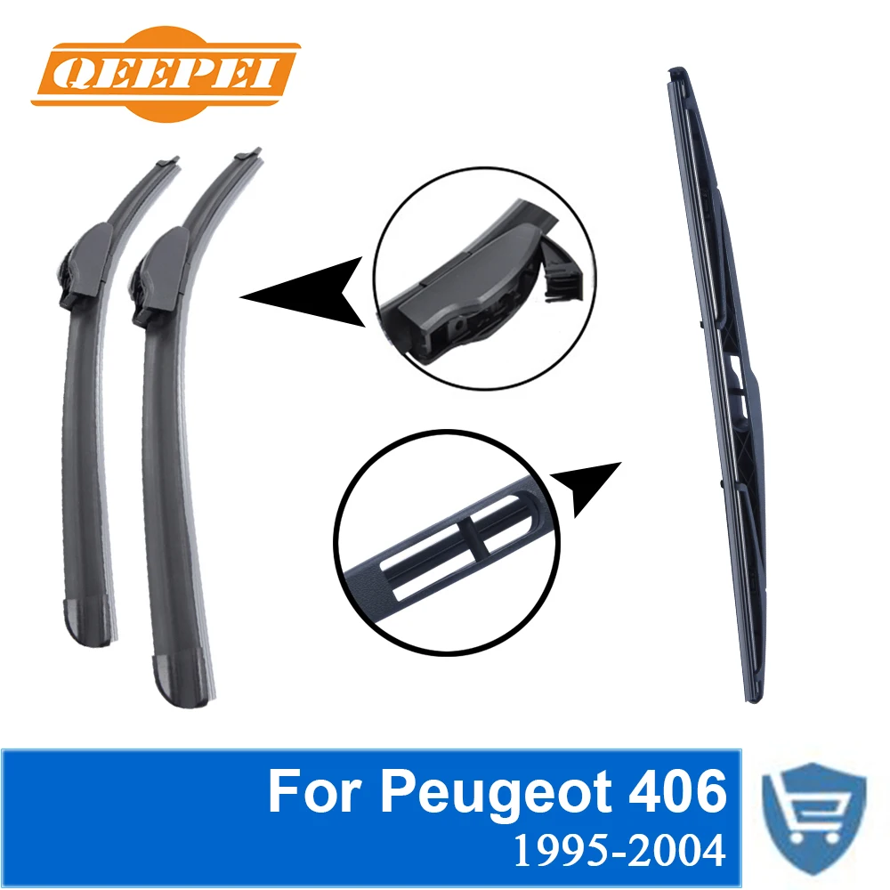 QEEPEI спереди и сзади стеклоочистителя нет руку для peugeot 406 1995 2004 высокое качество